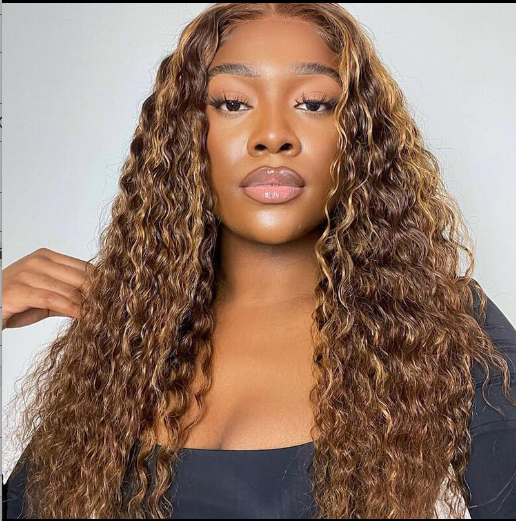 ✨ Honey Blonde Deep Wave Lace Wig – Luxe HD Collection