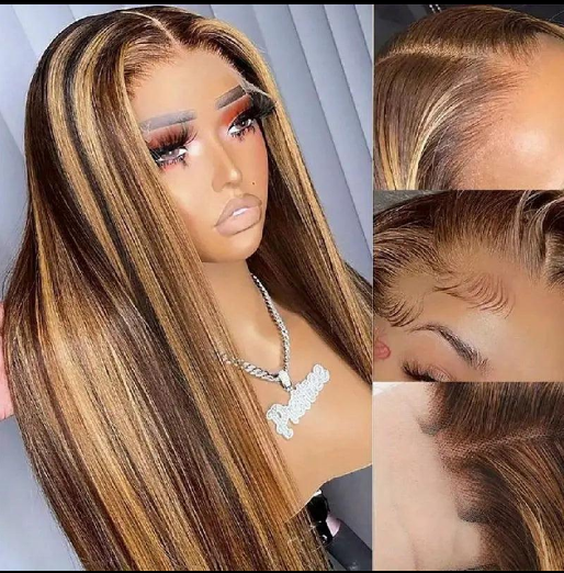 ✨ Luxe Honey Blonde Straight HD Lace Wig