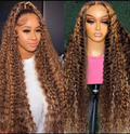 ✨ Honey Blonde Deep Wave Lace Wig – Luxe HD Collection